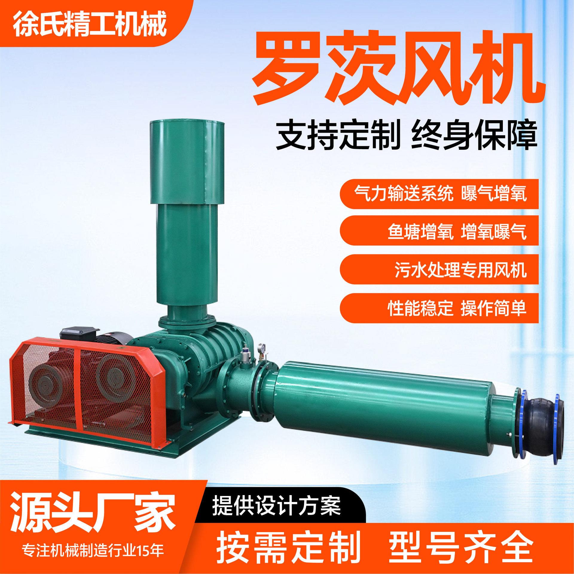罗茨风机整套设备含消音器过滤器安全阀一站式配齐罗茨风机