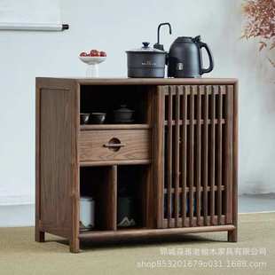 新烧批发边厂家水桶实木中式水柜茶水茶水台现货榆木老台下茶柜置