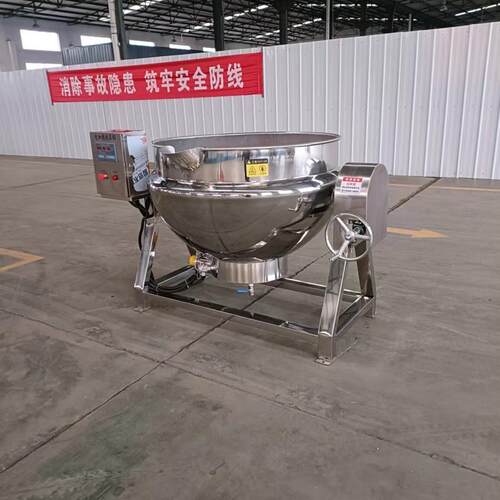 静宁鸡卤锅RHA 100升烧煮可窝倾式夹层锅 蒸汽加热蜂蒸煮锅