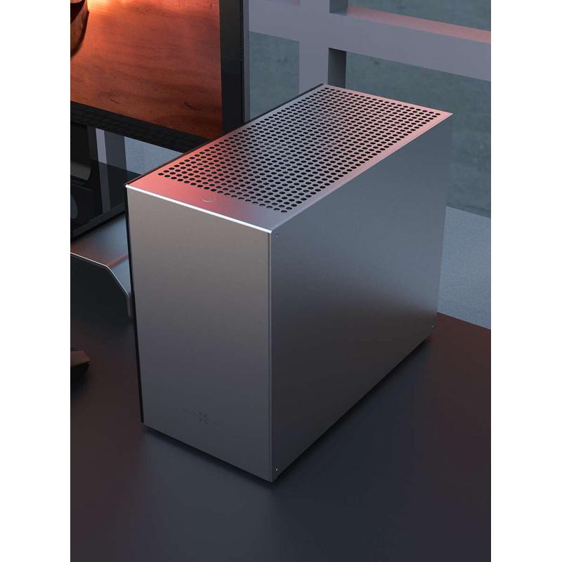 小喆优品C2全铝合金ITX MATX侧透电脑迷你小机箱直插显卡ATX电源
