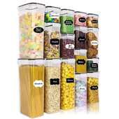 加厚专用密封盒防潮保鲜盒多组合套装 冷冻实用透明密封罐子大