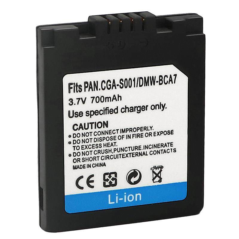 适用松下Lumix DMC-FX1EG DMC-F1 数码相机电池CGA-S001 DMW-BCA7