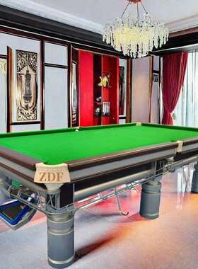 深圳南山美式中式8球台桌西丽宝安ZDF台球桌厂宝安桌球台标准型