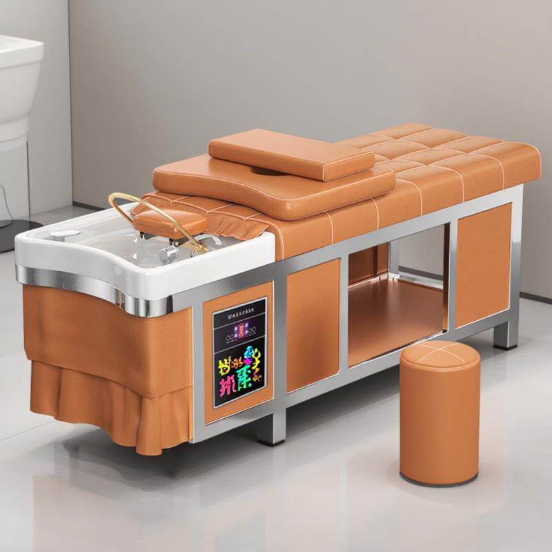 不锈钢头治疗洗发床理发店发廊美容院专用水循环熏蒸泰式按摩