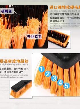 8N60CM大号长柄硬毛地刷地板刷瓷砖洗地刷清洁刷酒店浴室卫生琴萱