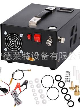 跨境热销车载12V电动高压打气机30mpa压缩气泵潜水呼吸泵4500psi