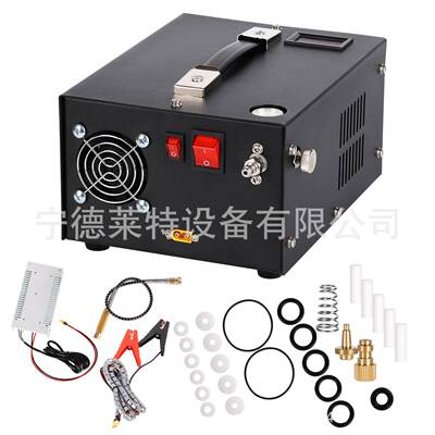 跨境热销车载12V电动高压打气机30mpa压缩气泵潜水呼吸泵4500psi