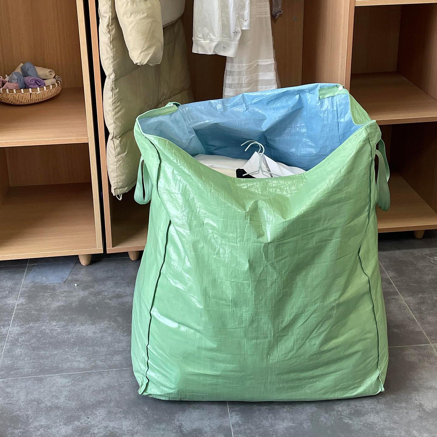 超大容量搬家打包袋结实耐用加厚行李袋衣服杯子收纳整理蛇皮袋子