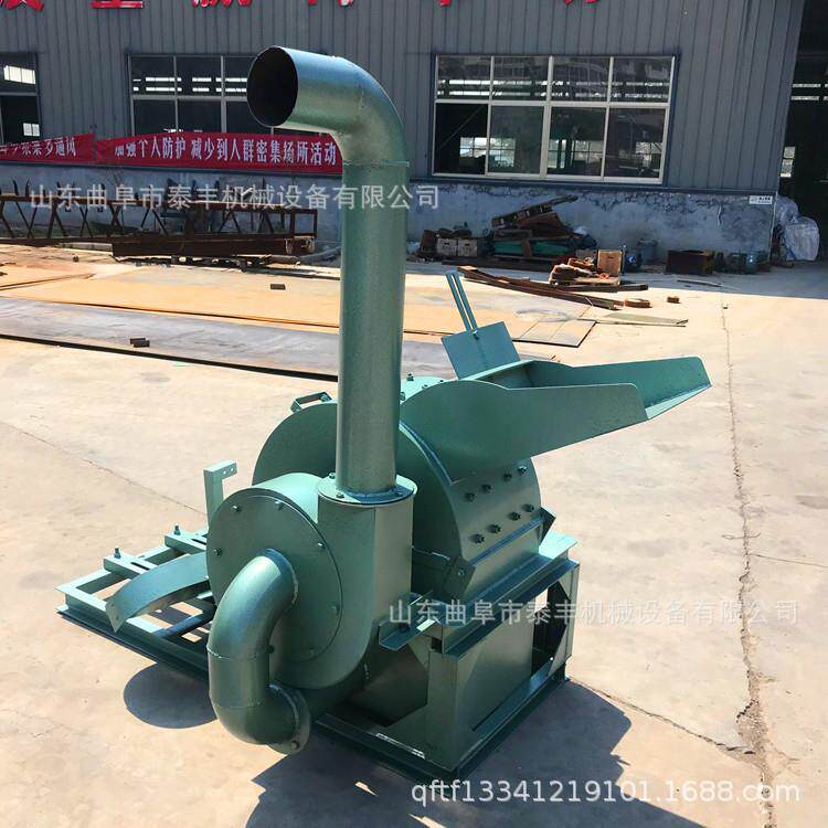 梧桐树枝藤条粉碎机 移动型绿化杂木粉碎机 小型木材竹子粉碎机