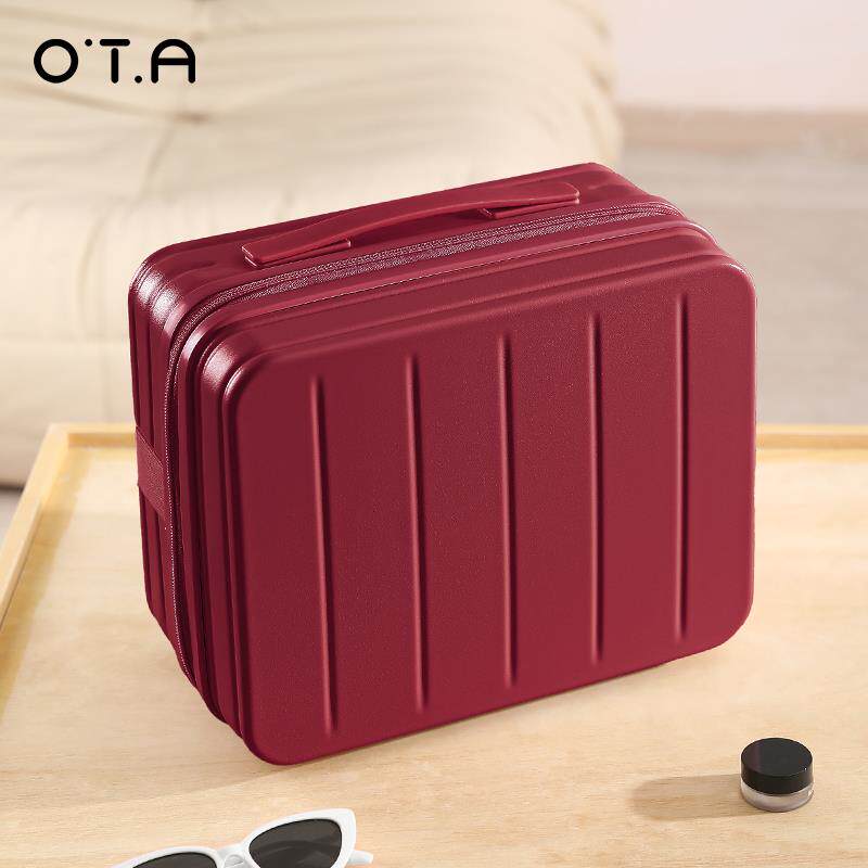 正品OTA提行李箱包附加手女14寸登小轻便可套拉杆迷你机便携化妆
