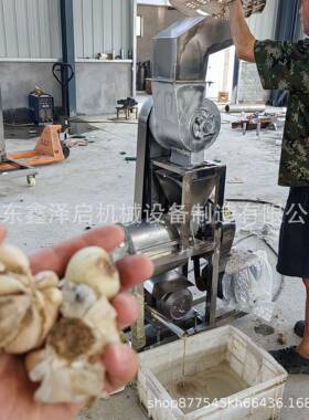 大蒜洋葱生姜芹菜螺旋榨汁机柠檬橙子苹果大型压榨机破碎榨汁机