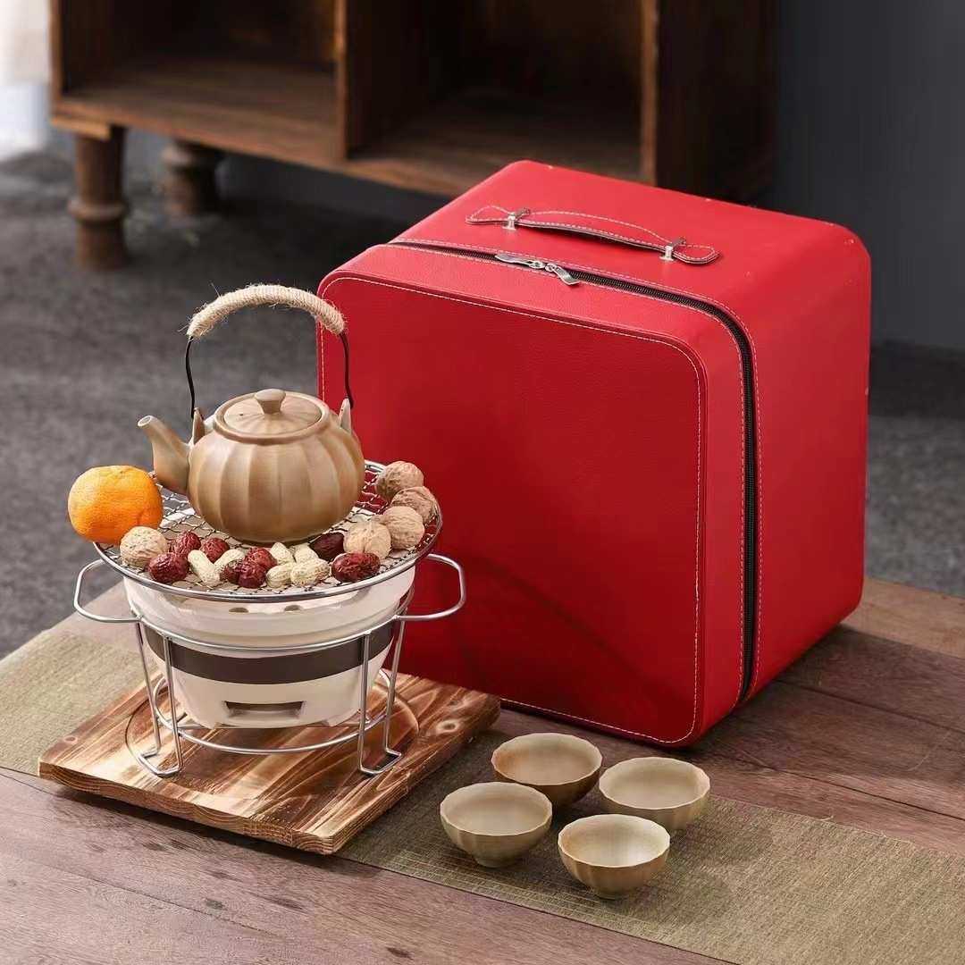 泥炭炉煮茶室内烤炉火炉陶瓷全套家用围炉炉烧茶套装烤取暖器具碳,餐饮具,煮茶炭,淘宝优惠券,粉丝福利购,淘宝优惠卷