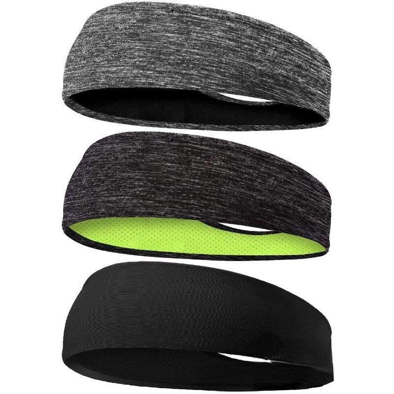 Sweatband for Men Women Elastic Sport Hairbands Head Band Yo - 实物图