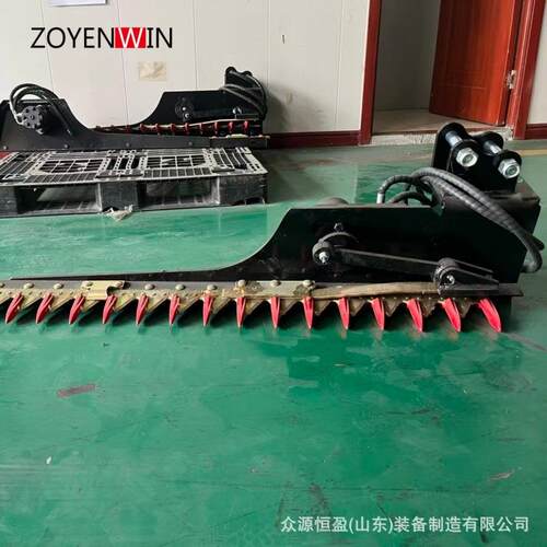 割草机公路护栏下杂草灌木自动避障除草机挖掘机车载式绿篱修剪机