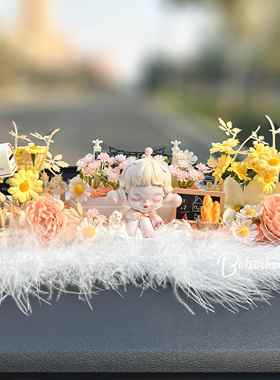 泡泡玛特sp温度系列车载汽车内装饰品创意摆件中控台好物女生礼物