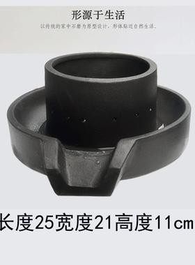 高档陶瓷循环流水鱼水缸家用流件配件D摆IY磨造景水景鱼池石养鱼