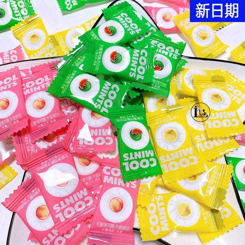 coolmints薄荷糖万圣诞节糖果口哨圆圈糖果盒小随身带酸甜水果糖