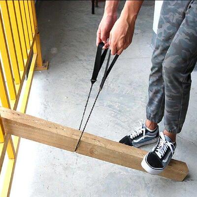 24 Inch Hand Chain Saw Portable Manual Steel Rope Chain Saw