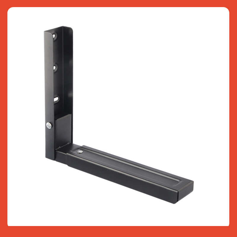 5JN厨房微波炉支架折叠支撑置物架墙壁挂烤箱墙上承重支架打孔托