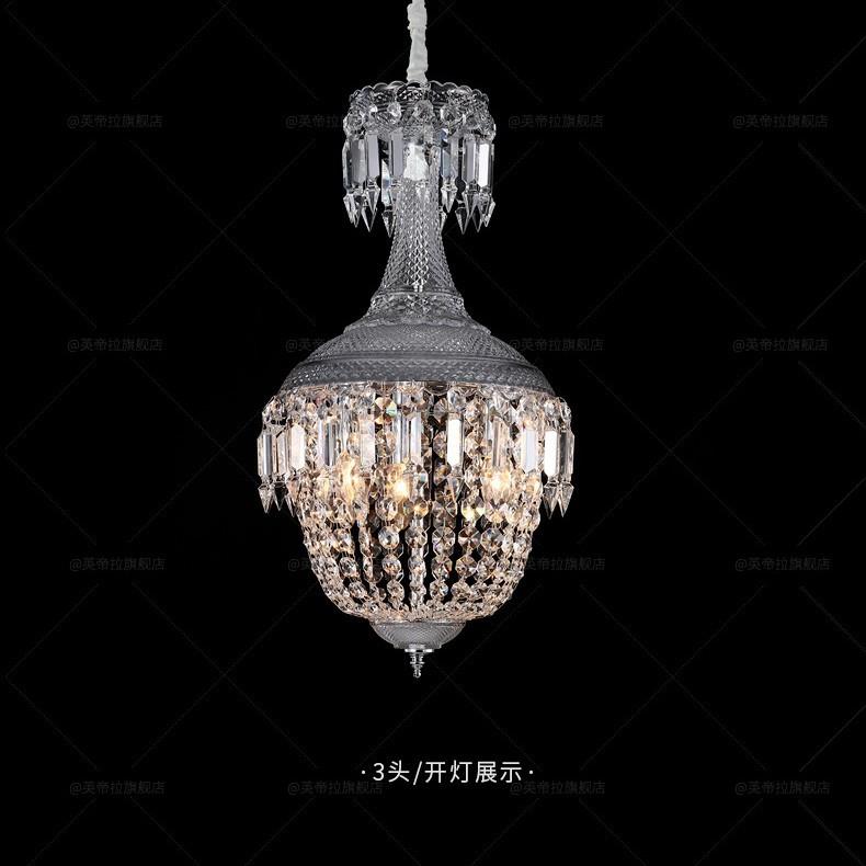 走廊过道灯轻奢艺风感术小吊灯楼灯梯入94户玄关阳台法式水晶灯