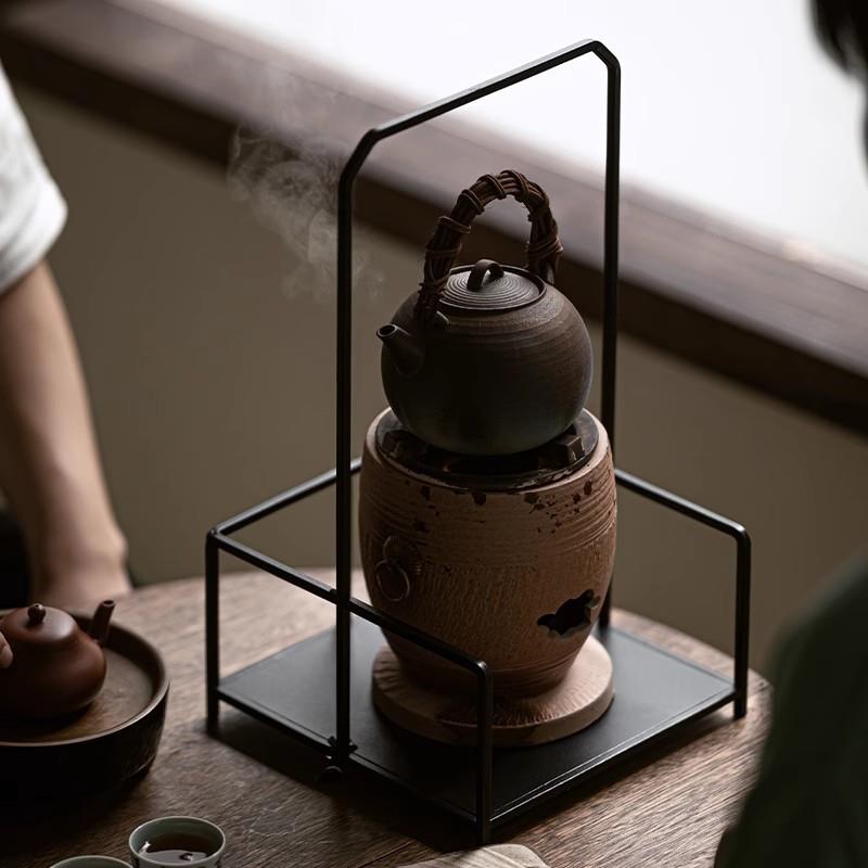 铁艺凉炉架花架手工铸铁茶道配件炭炉电陶炉防烫隔热垫