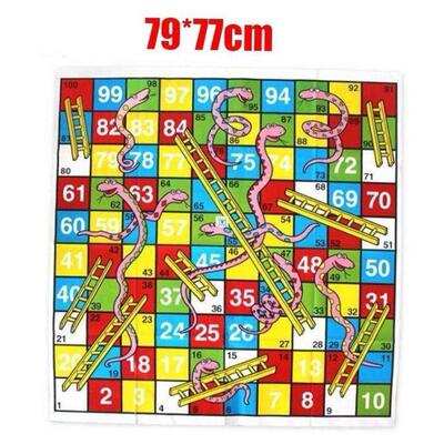 Kids Ludo Snakes and Ladders Board Games for Children Large
