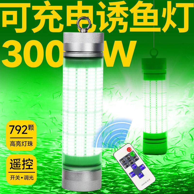 江清水下诱鱼灯充电聚鱼集鱼引鱼灯钓吹筒鱿鱼翘嘴海钓筏钓船钓灯