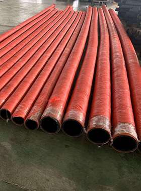 散装水泥罐车打灰管耐磨卸灰管加厚橡胶软灰管喷煤管钢丝砂浆管