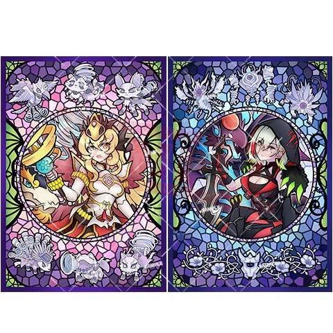 游戏王卡套黑魔女蛇眼威风妖怪卡牌保护牌套镭射闪套官套尺寸现货