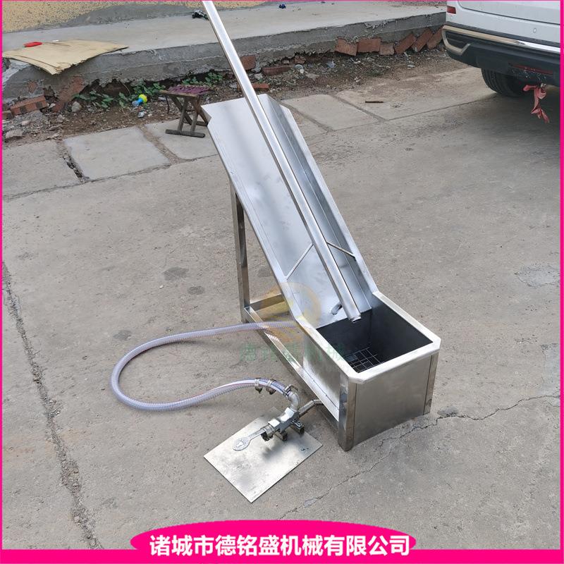 猪副品加工设备 大肠翻肠设备 脚踏便捷操作的猪大肠清洗机