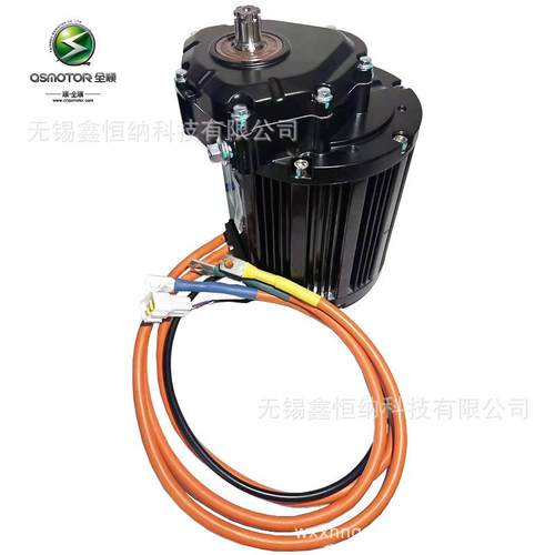 QSMOTOR全顺138链轮中置减速电机0577AH000WTV9永磁无刷中驱动4电