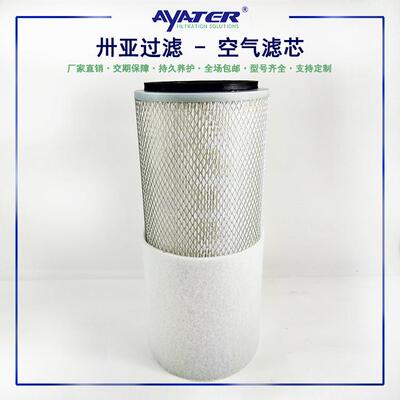 新乡 聚酯无纺布空压机空气净化器滤筒SFA175PF折叠空气滤芯