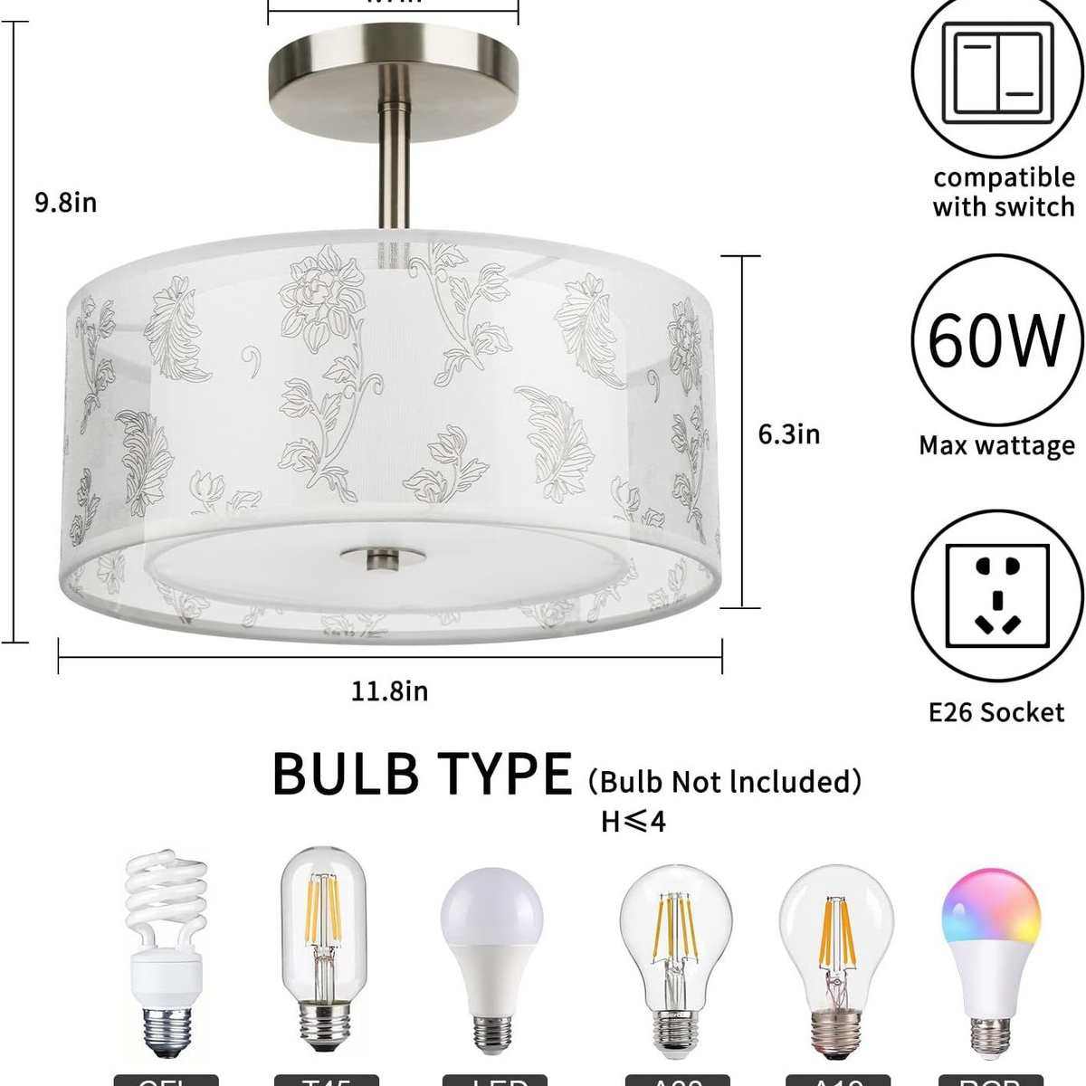 中山新中式吸顶灯刺绣图案布艺手工双层简约灯灯具刺绣吸顶灯,家装灯饰光源,智能吸顶灯,淘宝优惠券,粉丝福利购,淘宝优惠卷