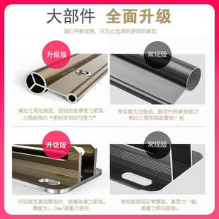 大黑牛阳台伸缩晾衣架户外推拉晒衣架可折叠家用晾衣杆免打孔凉衣