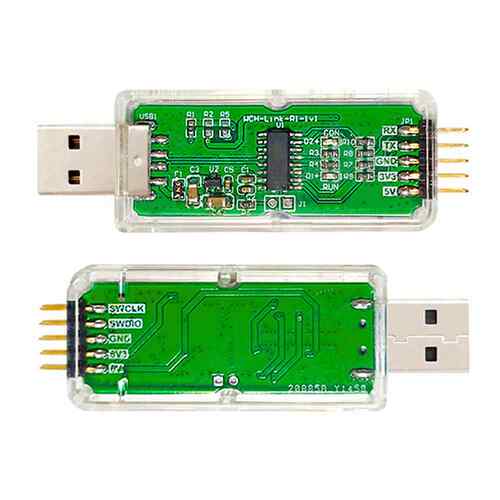 WCHLink下载调试器WCH-Link彷真器 TYPE-C RISC-V ARM在线SWD TTL