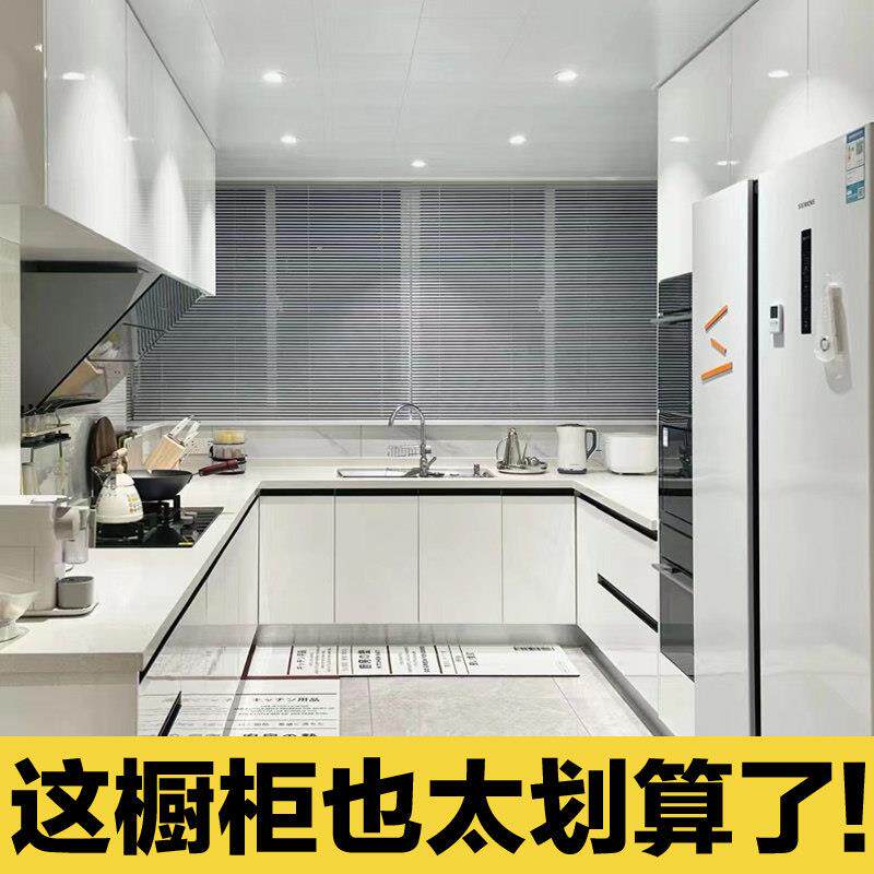温州全屋整体厨房橱柜定制定做一体石英石台面现代简约家用开放式