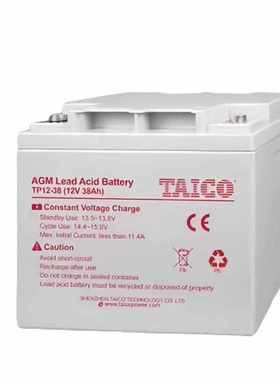 TAICO泰科源蓄电池FM/TP 12V24AH 直流屏 消防通讯 UPS电源主机
