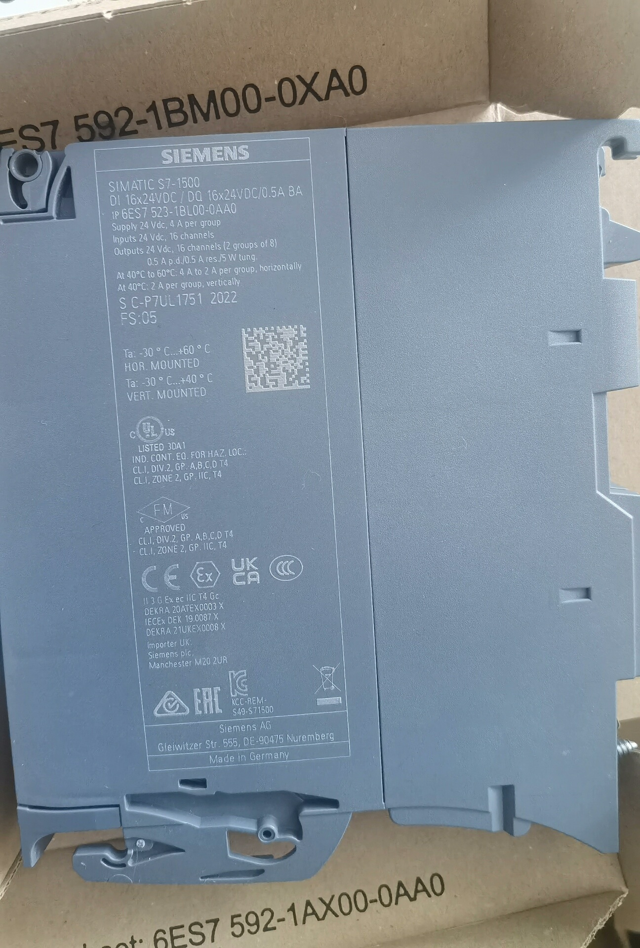 SIEMENS/西门子6ES7522-1BL10-0AA0，