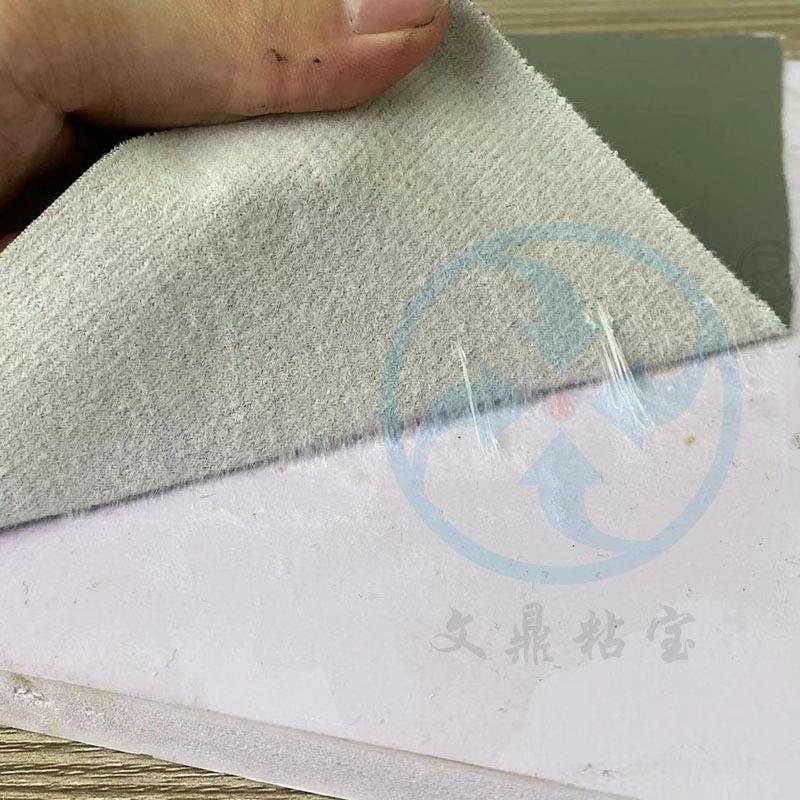 新款直销透明水性不干胶水环保服装布料皮革贴合高粘稠反复粘贴压