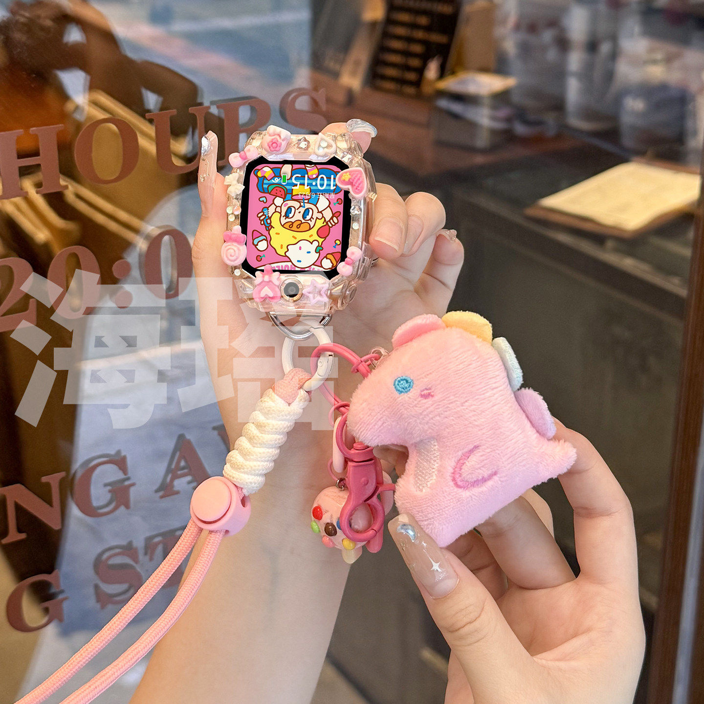 适用小学生天才Z1SD2D3Z8Q1RY06Z6A儿童电话手表带吊坠挂脖保护套,手表,配件,淘宝优惠券,粉丝福利购,淘宝优惠卷