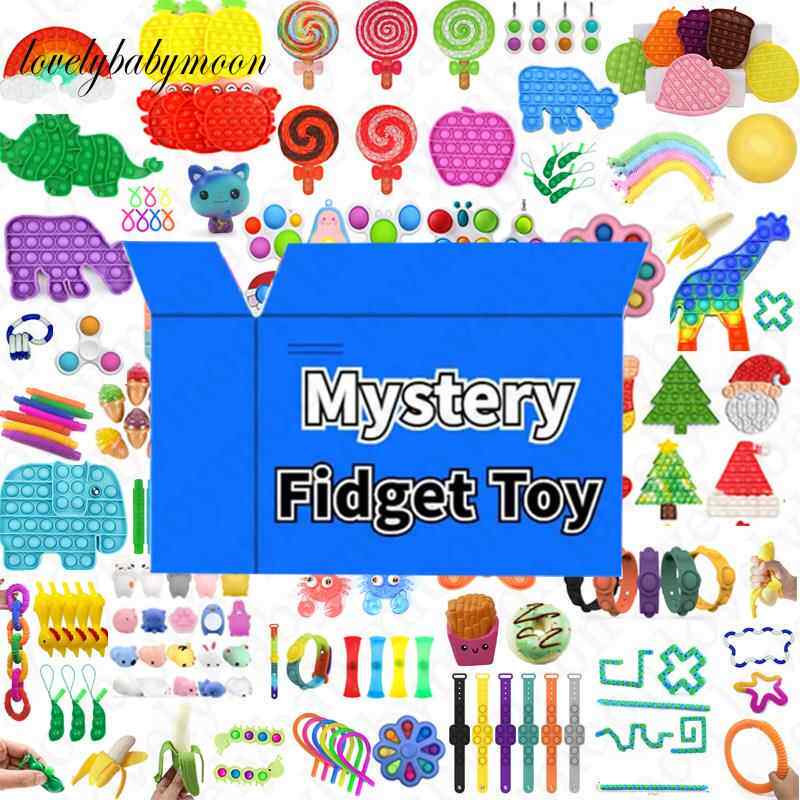 Random 5-40pcs Mystery Gifts Fidget Toys Pack Surprise Box 2