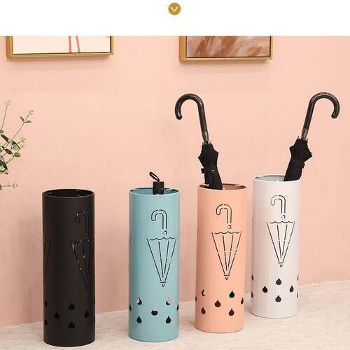 家用雨伞架门口沥水架创意雨伞收纳架商用大堂放伞神器置物架伞桶