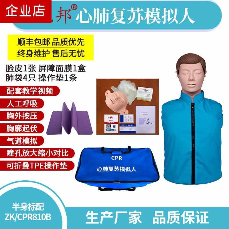 半身心肺复苏模拟人（标配） 急救训练模型 教学模型 ZK/CPR810B