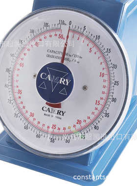 CAMRY香山SP-50弹簧秤机械秤双刻度度盘秤50kg平板秤台秤家用厨房