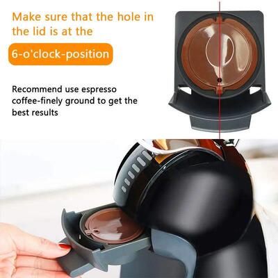 Reusable Coffee Filters Set Refillable Coffee Capsules Pods