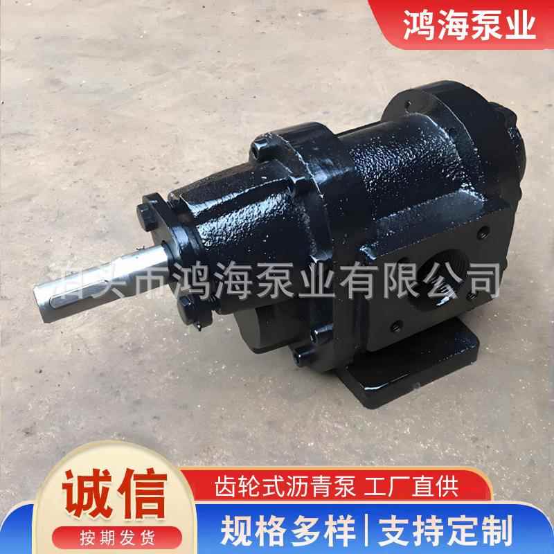 液态橡胶齿轮式沥青泵液态石蜡灌缝机灌胶筑路机械设备自吸齿轮泵