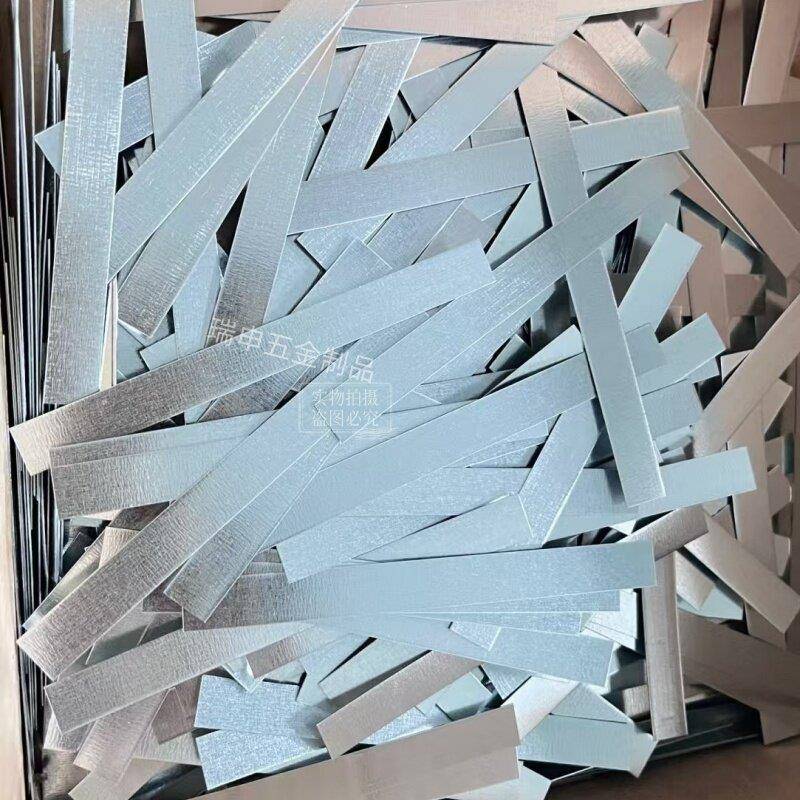 铁片长条固定片定制铁皮片铁条扁条薄片垫片防锈磁吸diy镀锌金属图片