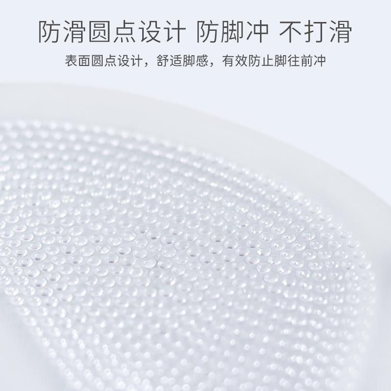 硅胶透明防滑鞋垫加厚尺码前掌垫