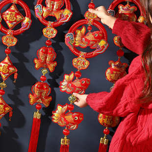 饰春节过年喜庆挂件客厅新年装 2025新年挂件春节年高档喜庆装 饰品