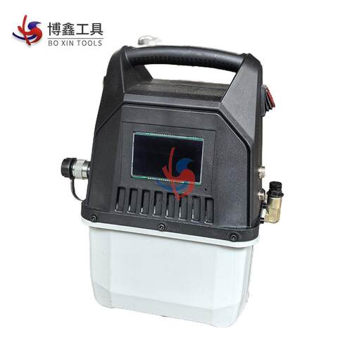 750W超小型便携式液压电动泵自动补压70mpa带遥控超高压电动泵站